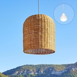 thumbnail of Lumisky Suspension nomade GIACOMO NOMAD H45cm Rotin Beige