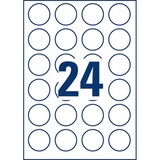 thumbnail of Etiketten rund 40 mm weiß wiederablösbar VE=240 Stück