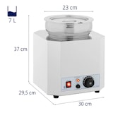 thumbnail of Helloshop26 - Professionele soepdispenser van 7 liter 500 watt hoogglans afwerking zilverkleurig roestvrij staal 14_0008845