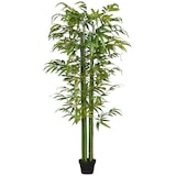 thumbnail of HOMCOM Planta Artificial Bambu Bambu Artificial para Interiores e Exteriores Decoração de Sala de Estar Escritório Ø17x180 cm Verde