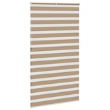 thumbnail of vidaXL Doppelrollo Sandbraun 130x230 cm Stoffbreite 125,9 cm Polyester
