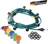 thumbnail of Illu- Party Lichterkette Außenlichterkette 10m grün 10 bunte LED Kugellampen