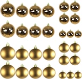 thumbnail of 30tlg. Christbaumkugeln / Weihnachtskugeln gold Ø 4/5/6/7cm