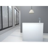 thumbnail of Oficit. Mostrador laminado blanco. Fácil de montar. Fabricado en España. Medidas: 160x50x105 (ancho x fondo x alto)