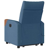 thumbnail of vidaXL Massagesessel mit Aufstehhilfe Elektrisch Blau Stoff
