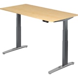 thumbnail of bümö elektrisch höhenverstellbarer Schreibtisch 160x80 cm mit Memory-Steuerung - Design Schreibtisch höhenverstellbar elektrisch, elektrischer