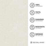 thumbnail of Colcha Multiusos para Sofás y Cama. Tejido 85% Algodón - 15% Poliéster. Medida: 140x180 cm. Color Crudo
