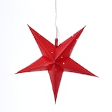 thumbnail of LED Stern Weihnachtsstern Hängestern 45cm 12LED Timer Batterie Außen