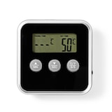 thumbnail of Nedis Fleischthermometer - Alarm / Timer - LCD - 0 - 250 °C - Schwarz / Silber
