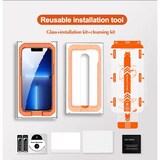 thumbnail of 3x 9H Panzerglas für iPhone 14 Pro Max HD klar Montagehilfe Displayschutz Schutzglas Schutzfolie Tempered Glass Screen-Protector