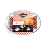 thumbnail of O Cuisine Lot De 2 Plats À Four Ovales En Verre Borosilicate 40 X 29 X 9 Cm Ocuisine Verre