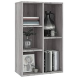 thumbnail of vidaXL Boekenkast/dressoir 50x25x80 cm bewerkt hout sonoma grijs