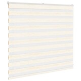 thumbnail of vidaXL Doppelrollo Marmorbeige 155x100cm Stoffbreite 150,9 cm Polyester