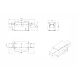 thumbnail of Dmora Fernsehschrank Dgiacint, Ständer für Wohnzimmerfernseher, Niedriges Wohnzimmer-Sideboard, TV-Ständerbasis, 160x46h50 cm, Schwarz und Gold