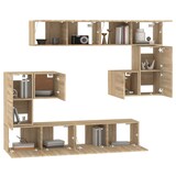 thumbnail of vidaXL TV-Wandschrank Sonoma-Eiche Holzwerkstoff
