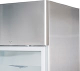 thumbnail of Romux® Gefrierschrank mit 2 Türen Glastüren 134 cm mit Umluftkühlung | Gastro Gefrierschrank aus Edelstahl mit 1065 L Kapazität - 6 Einlegeböden 750 W