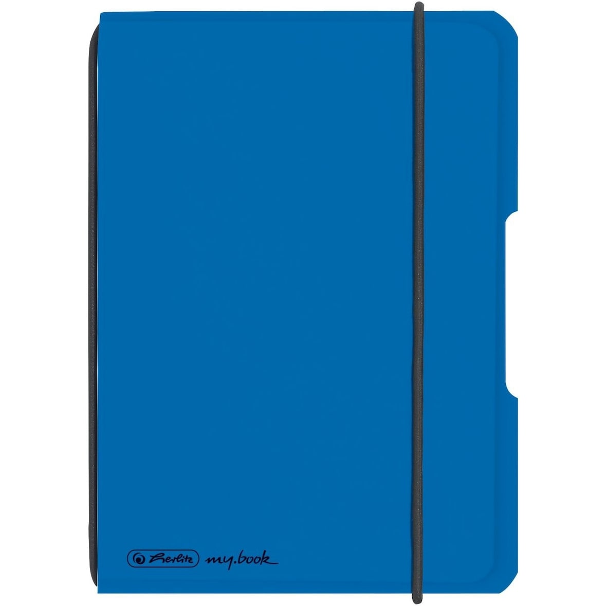 Notizheft my.book flex PP A6 40 Blatt kariert blau