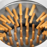 thumbnail of VERTES Geflügelrupfmaschine, Edelstahl, bis 180 kg/h, 550W, 106 Rupffinger, für Enten, Nassrupfmaschine, Kaltwasseranschluss