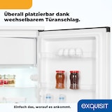thumbnail of Exquisit Kühlschrank mit Gefrierfach, 107 Liter, 4-Sterne-Gefrierfach, 55 cm Breite, KS15-4-051C weiss