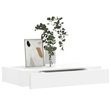 thumbnail of vidaXL Wandregal mit Schublade MDF Weiß