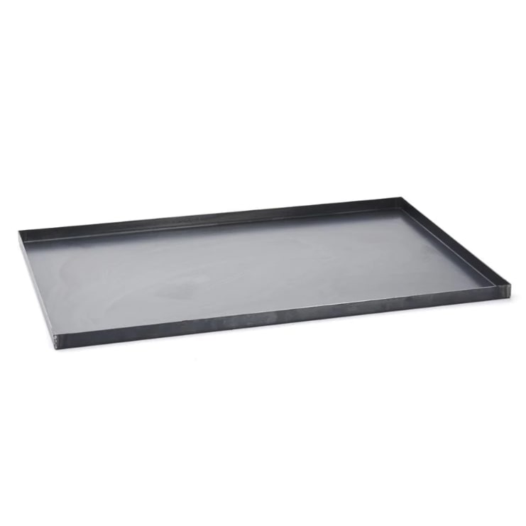 de Buyer Plaque de cuisson tôle bords droits GN 1/1