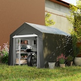 thumbnail of Outsunny-Zeltgarage-302L x 300B x 235H cm-Dunkelgrau
