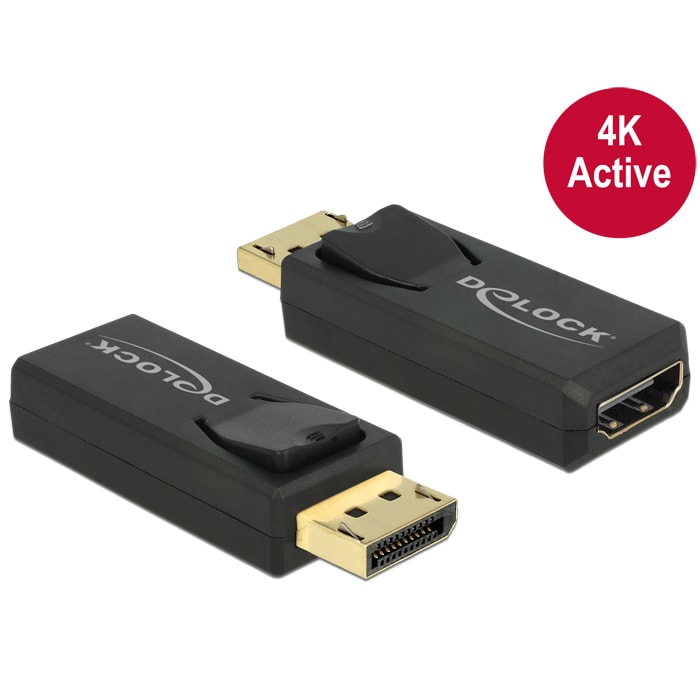 Delock Adapter DisplayPort 1.2 Stecker > HDMI Buchse