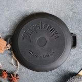 thumbnail of Gietijzeren Barbecue Pan - ø 18 x 3 cm - BBQ Accessoires - Mat Zwart