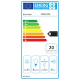 thumbnail of Klarstein Contempo Neo Unterbauhaube Abluft/Umluft 175 m³/h Abluftleistung SenseControl integrierte Touch-Steuerung Edelstahl / Acrylglasfront Schwarz