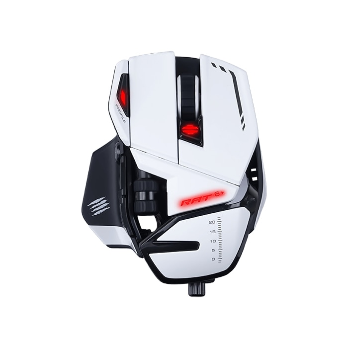 Madcatz rat 6 blanc - souris gamer filaire personnalisable - 11