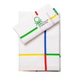 thumbnail of Benetton - Conjunto 3 Peças Cama (Lençol de Baixo 140x200+30cm, Lençol de Cima 240x240cm, Fronha 45x115 cm) 70% Algodão + 30% Poliéster