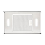 thumbnail of Klarstein Kronleuchter L Inselabzugshaube 60cm Abluft: 590m³/h LED Touch Glas Schwarz