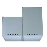 thumbnail of Bisley Garderobenschrank Office mit Schloss aus Stahlblech, 1 Fach mit Hutboden & Kleiderstange - Kleiderspind abschließbar, Spind Tiefe: 45,7 cm -