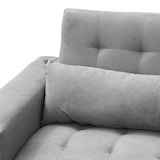 thumbnail of Divano letto 2 3 posti con schienale reclinabile e cuscini matrimoniale Quarzo pronto letto - Grigio-DI1798MIG