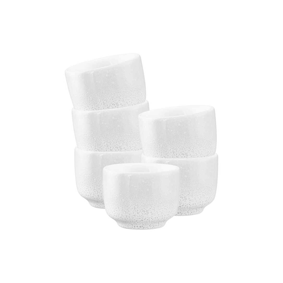 Seltmann Weiden Sento Home Espressotasse ohne Henkel 80 ml 6er Set - Aura white