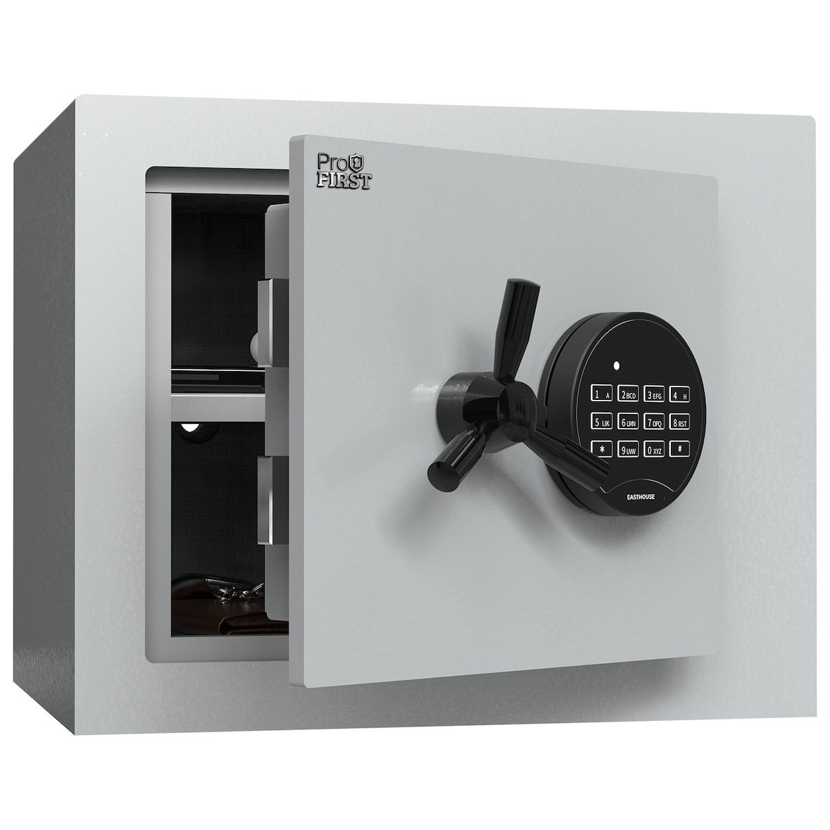Profirst Wertschutzschrank EN1 Fortress 30 Elektronikschloss lichtgrau