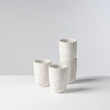 thumbnail of Gipfelstück Kaffeebecher  ohne Henkel 350 ml CREME 4er-Set, postsicher, Serie ALPENWIESE