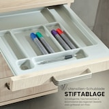 thumbnail of bümö Rollcontainer mit Schubladen, Container abschließbar aus Holz in weiß - Rollwagen für's Büro als Schreibtisch Unterschrank, Bürocontainer od.