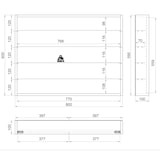 thumbnail of VCM  Mandosa  H. 60 x B. 80 x T. 10 cm