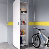 thumbnail of Dmora Armadio multiuso Serro, Mobile multifunzione portascarpe, Guardaroba a 2 ante, 61x35h190 cm, Bianco