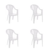 thumbnail of garbar PALMA Set 4 Silla Con Brazos Interior, Exterior Blanco