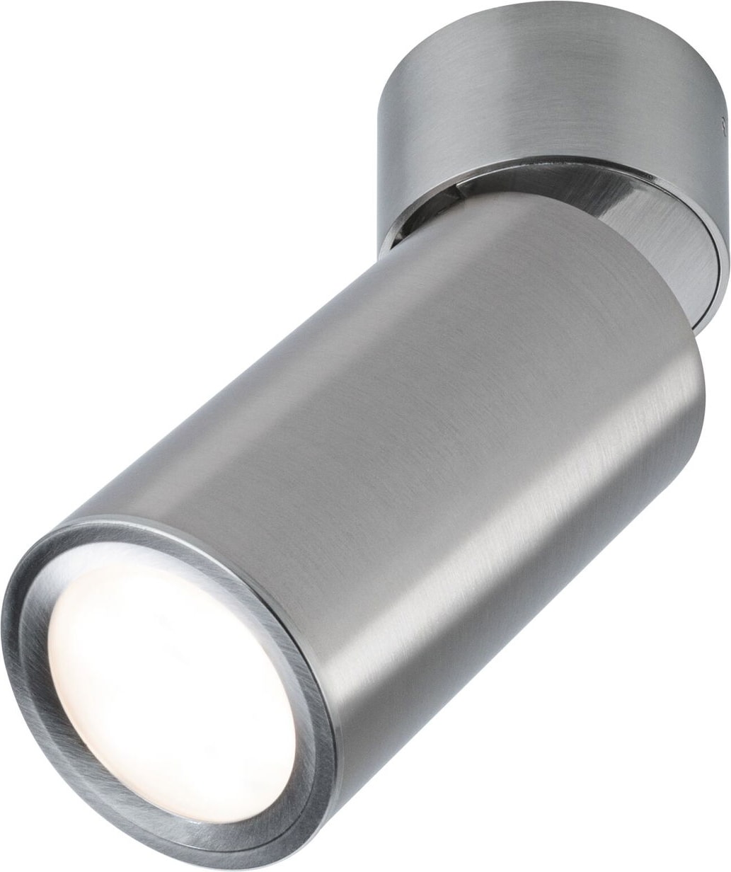 Paulmann Plafonnier LED 3-Step-Dim Turnal  Coin 2700K 470lm 230V 6W gradable Acier brossé 93091