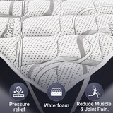 thumbnail of The White Stone Topper 90 x 190 cm | Ergonomische Matratzenauflage | Soft-Vlies | 5 cm hoch | Atmungsaktiv & Anti-Milben
