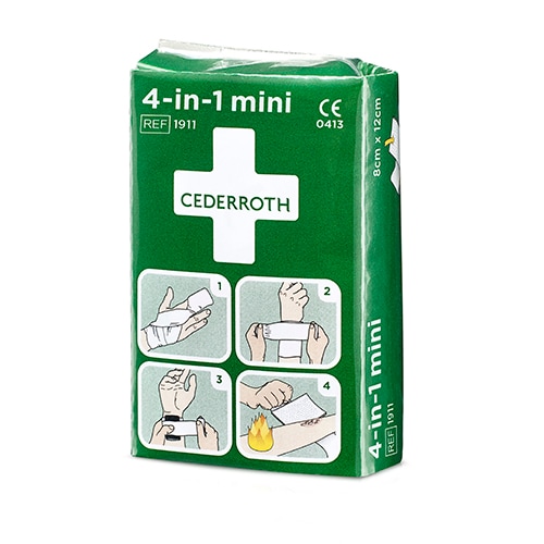 30x Cederroth 4 in 1 Blutstiller mini Wundverband Set