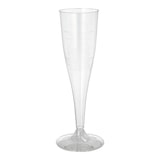 thumbnail of Starpak 100 Stiel-Gläser für Sekt, PS 0,1 l Ø 4,8 cm · 19,9 cm glasklar einteilig