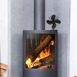 thumbnail of Relaxdays Ofenventilator ohne Strom, geräuscharm, für Kamin & Ofen, hitzebetrieben, 4 Blätter, Kaminventilator, schwarz