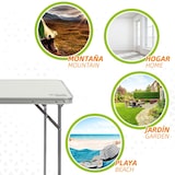 thumbnail of Mesa plegable camping Aktive Sport blanca