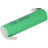 thumbnail of Samsung INR18650 25R 2500mAh 3,6V - 3,7V ungeschützt mit Lötfahne Z 64 ,85x18,3mm