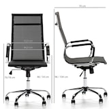 thumbnail of Fauteuil de Bureau inclinable Slim, Hauteur réglable, Design Ergonomique