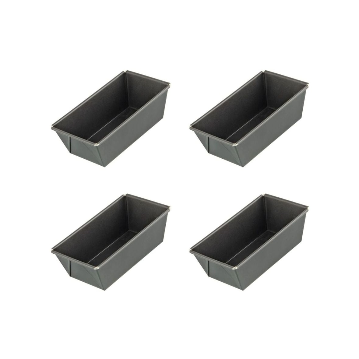 Lot de 4 mini moules à cakes 16 cm Zenker Special Mini